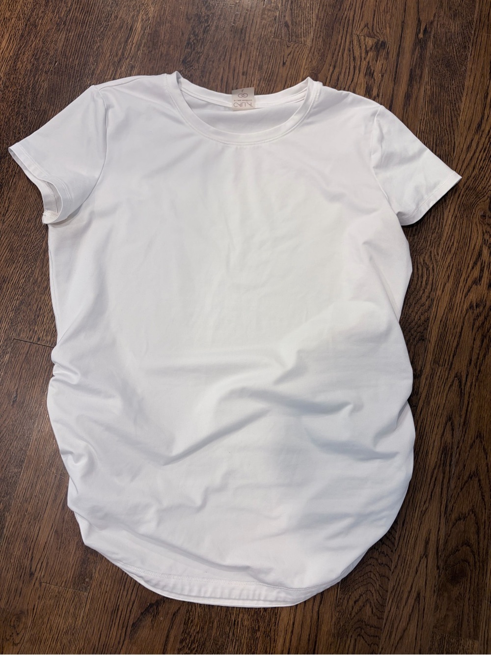 CALIA by Carrie Underwood White Short-Sleeve Crewneck Tee